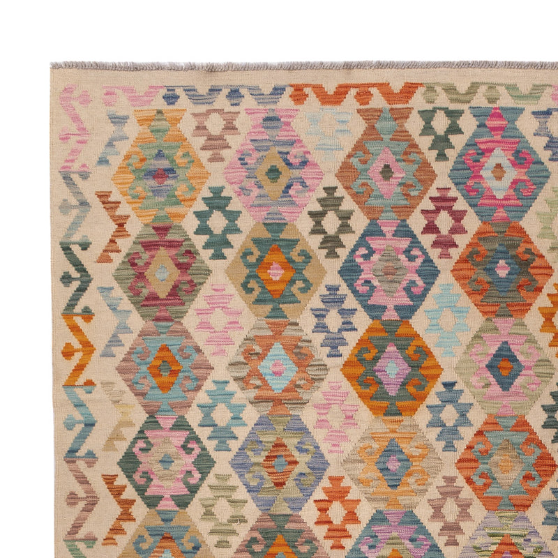 Kelim Teppich - Splash - 348 x 259 cm - bunt