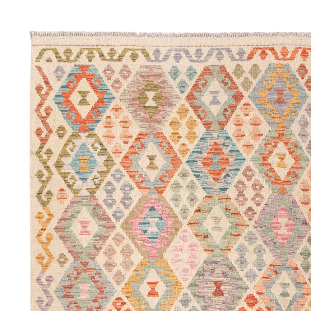 Kilim Maimana Tæppe 250x301cm - Uldtæppe