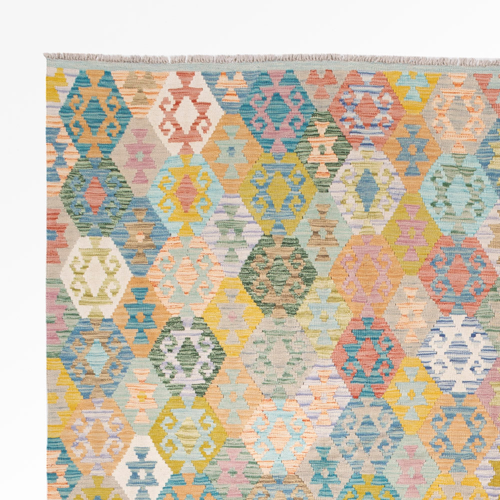 Kilim Maimana Tæppe 264x307cm - Uldtæppe