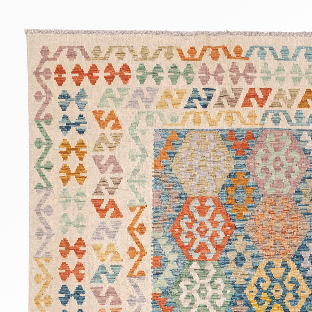 Kilim Maimana Tæppe 253x290cm - Uldtæppe