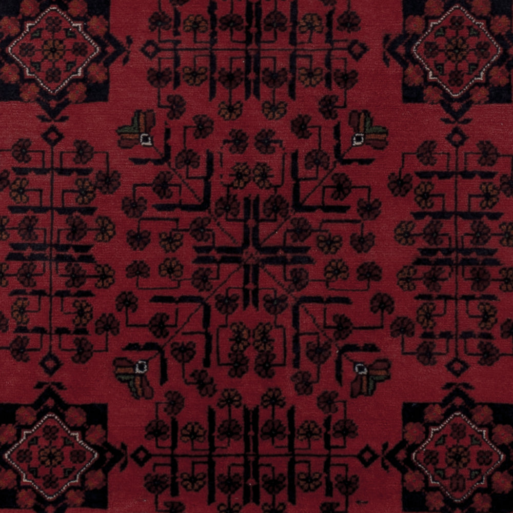 Afghan Teppich - Kunduz - Royal - 196 x 148 cm - rot