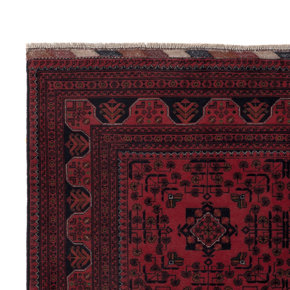Afghan Teppich - Kunduz - Royal - 196 x 148 cm - rot