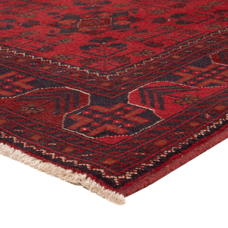 Afghan Teppich - Kunduz - 227 x 174 cm - rot