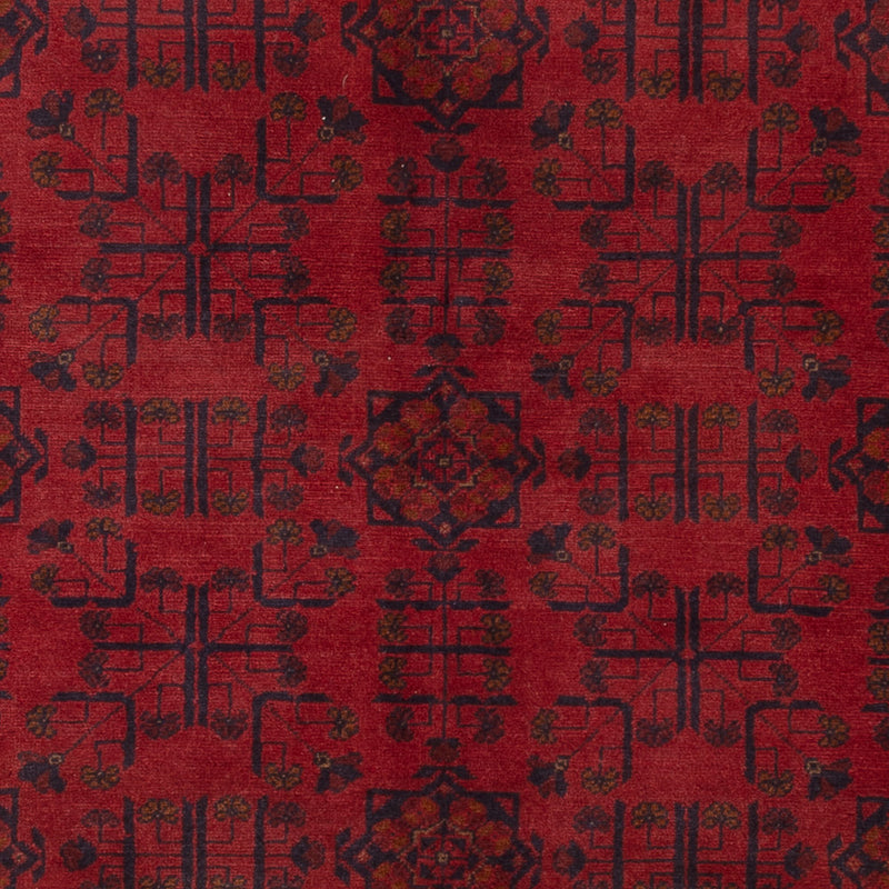 Afghan Teppich - Kunduz - 225 x 178 cm - rot