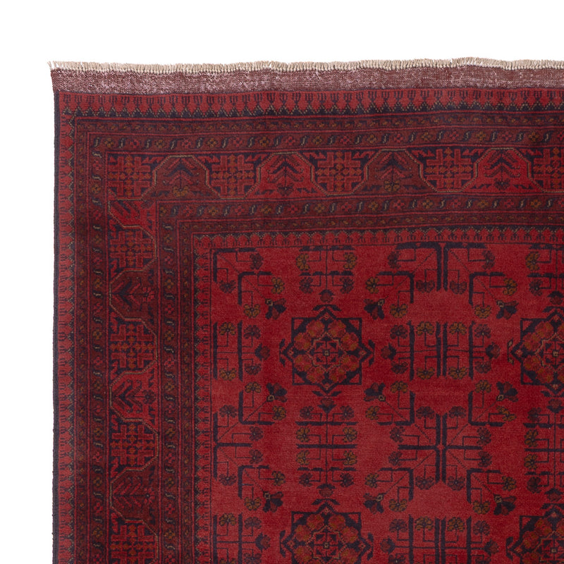 Afghan Teppich - Kunduz - 225 x 178 cm - rot