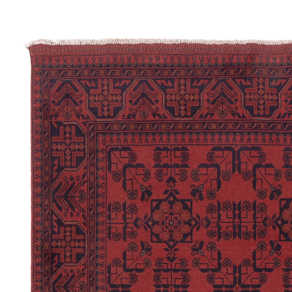 Afghan Teppich - Kunduz - 240 x 175 cm - rot