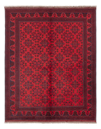 Afghan Teppich - Kunduz - 223 x 173 cm - rot