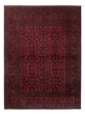 Afghan Teppich - Kunduz - 206 x 151 cm - rot