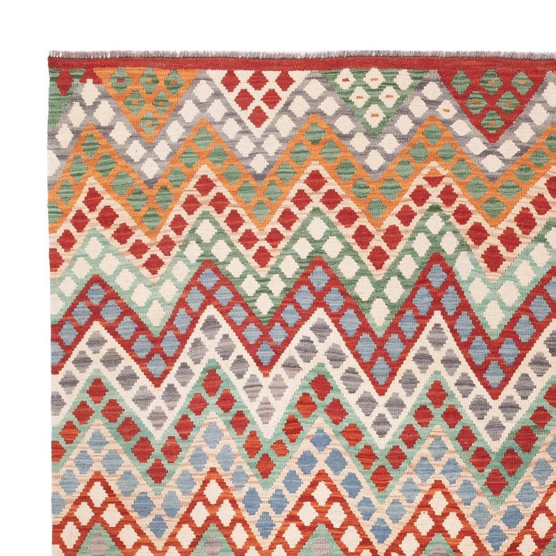 Kelim Teppich - Splash - 285 x 263 cm - bunt