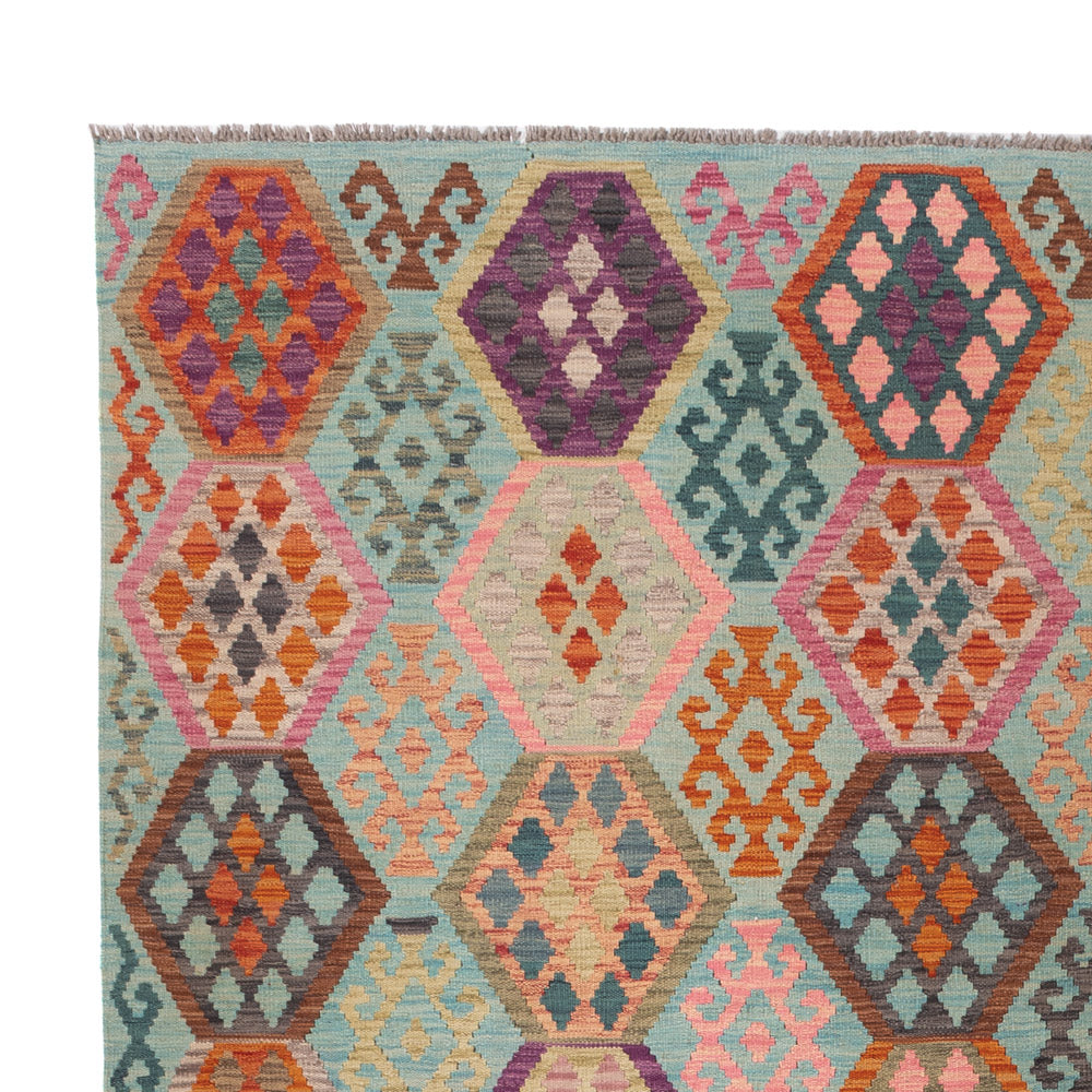 Kilim Maimana Tæppe 257x347cm - Uldtæppe