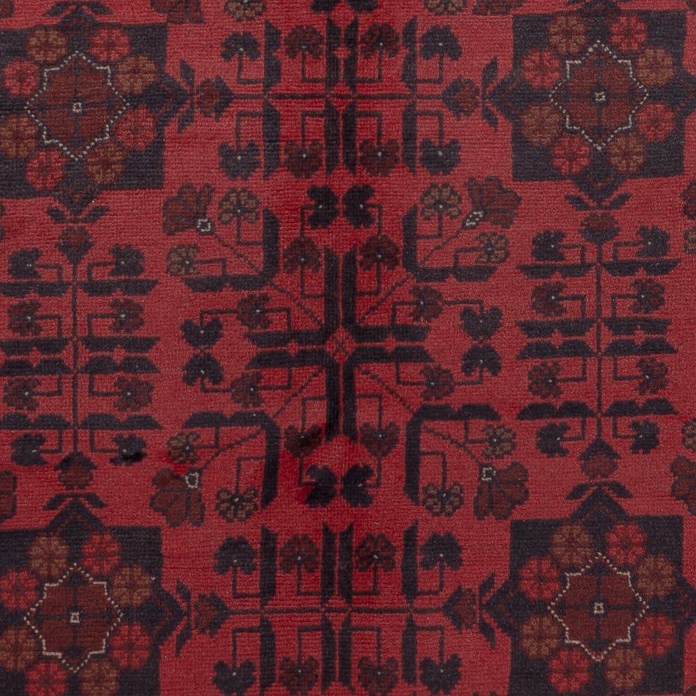 Afghan Teppich - Kunduz - 203 x 149 cm - rot