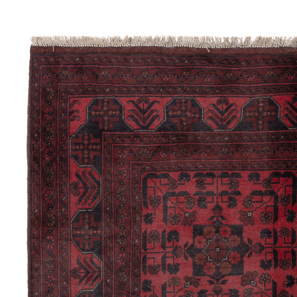Afghan Teppich - Kunduz - 203 x 149 cm - rot