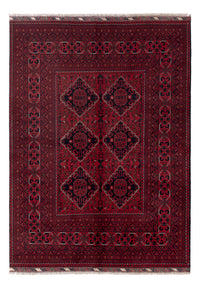 Afghan Teppich - Kunduz - Royal - 203 x 150 cm - rot