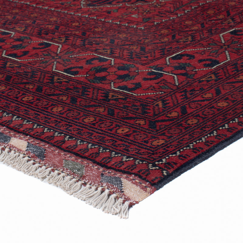 Afghan Teppich - Kunduz - Royal - 203 x 150 cm - rot