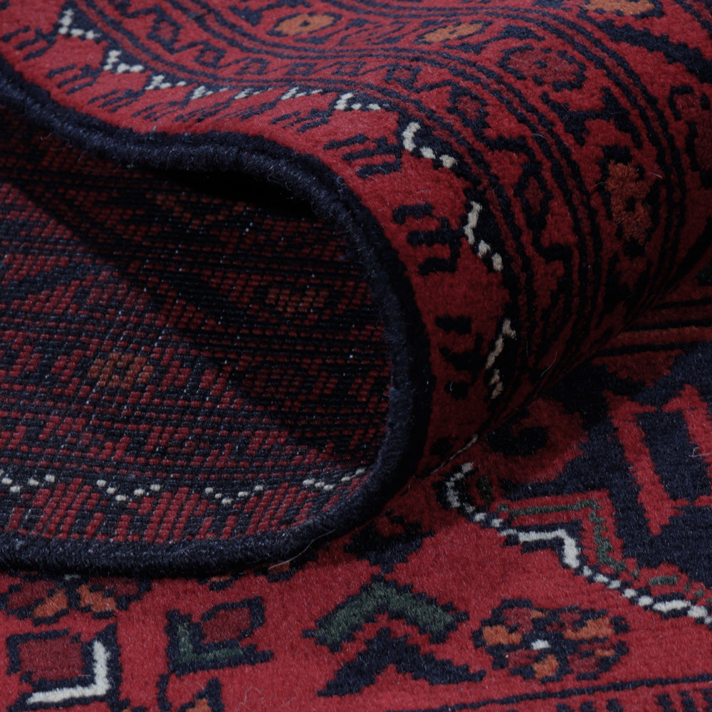 Afghan Teppich - Kunduz - Royal - 203 x 150 cm - rot