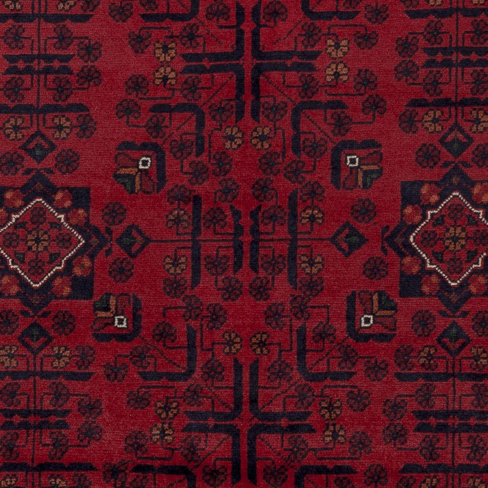 Afghan Teppich - Kunduz - Royal - 195 x 153 cm - rot