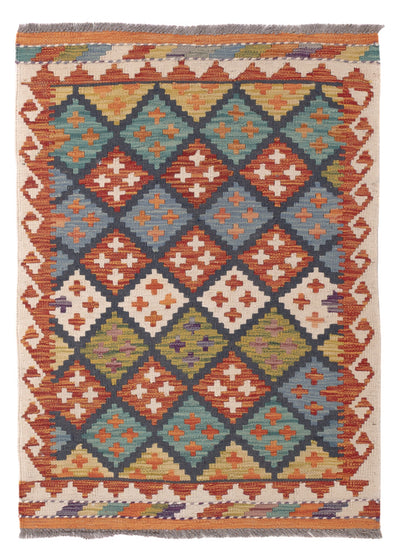Kilim Maimana Tæppe 82x114cm - Uldtæppe