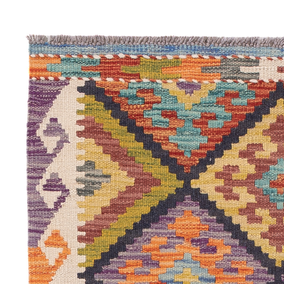 Kilim Maimana Tæppe 121x81cm - Uldtæppe