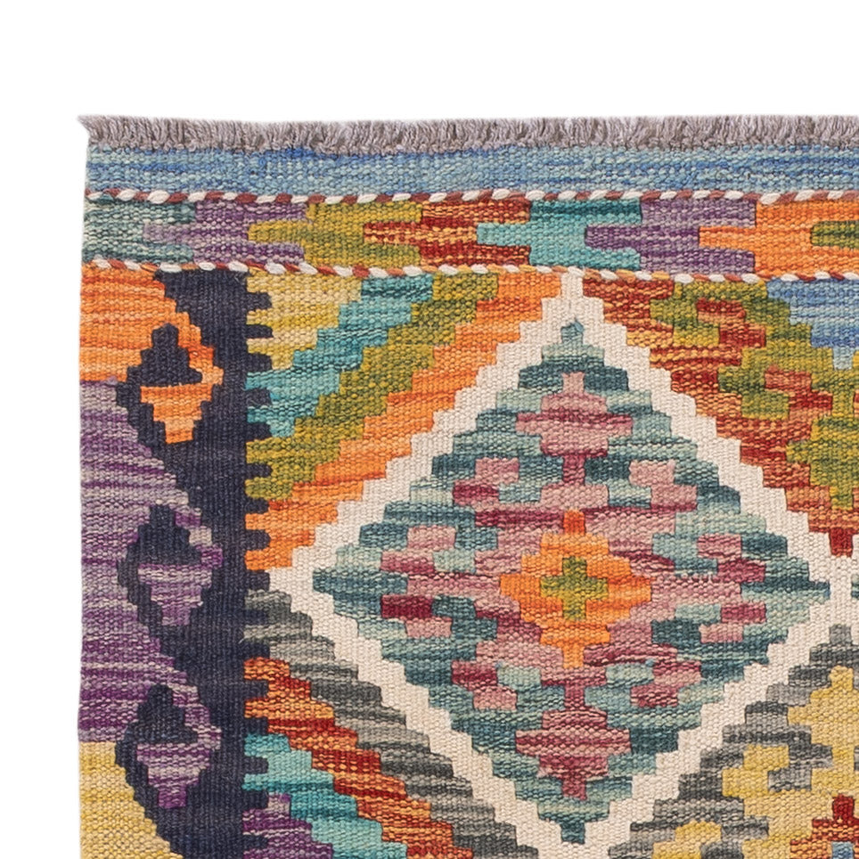 Kilim Maimana Tæppe 122x81cm - Uldtæppe