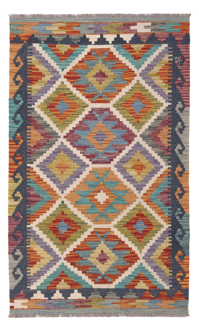 Kilim Maimana Tæppe 79x127cm - Uldtæppe