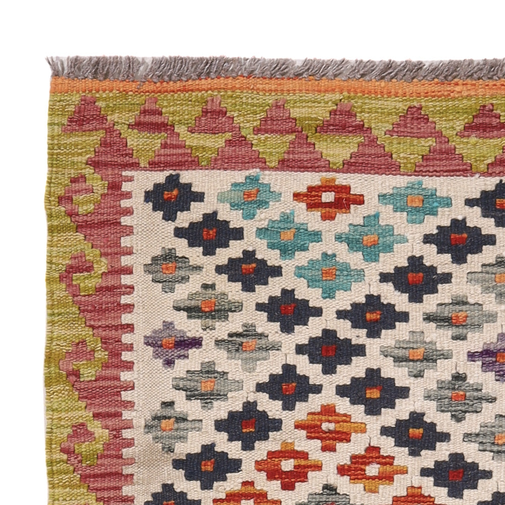 Kilim Maimana Tæppe 126x87cm - Uldtæppe
