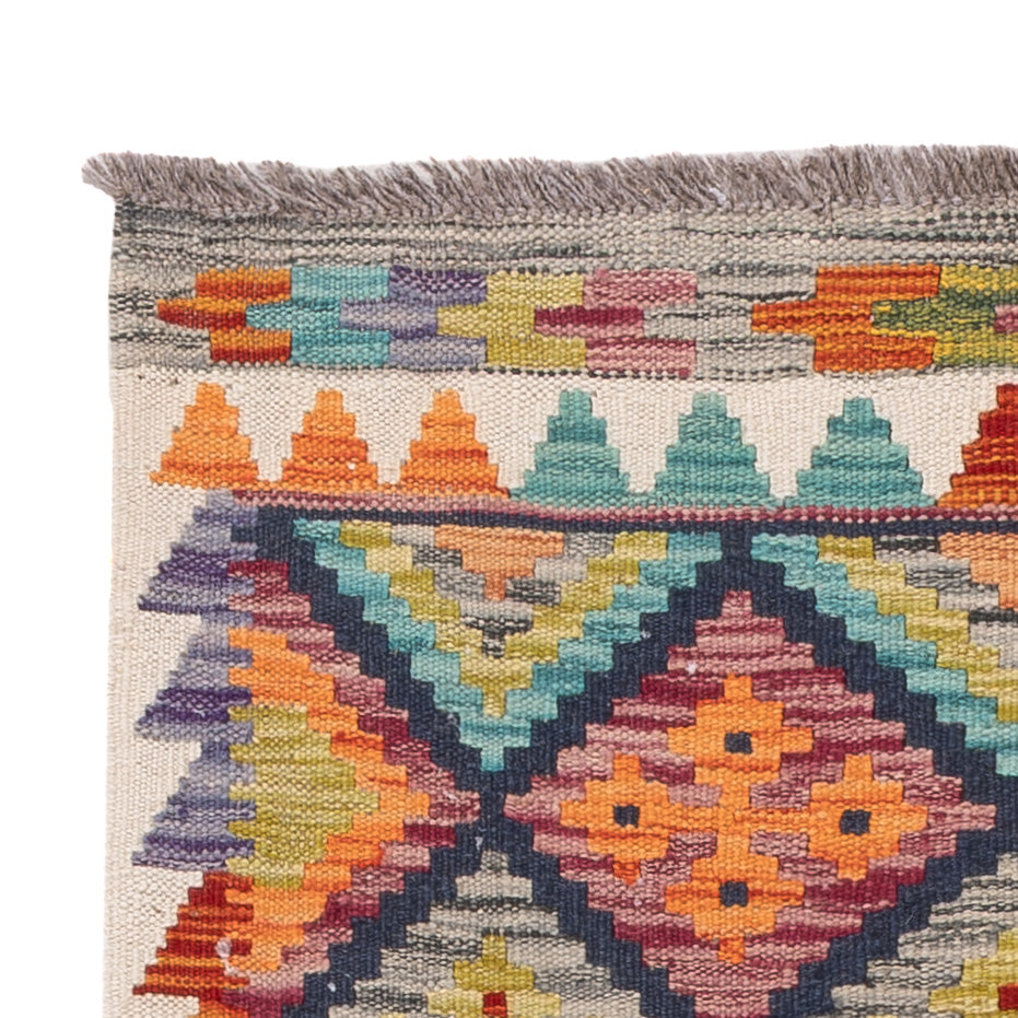 Kilim Maimana Tæppe 131x78cm - Uldtæppe