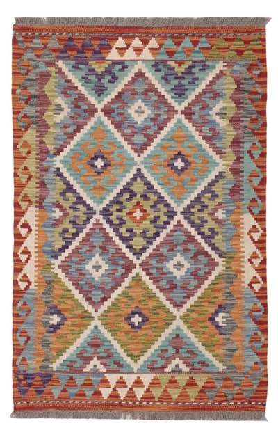 Kilim Maimana Tæppe 81x122cm - Uldtæppe