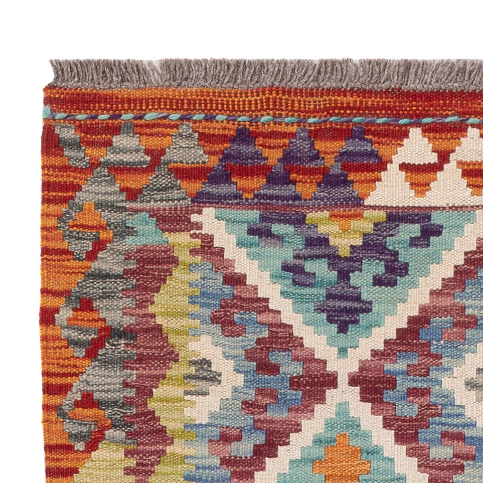 Kilim Maimana Tæppe 122x81cm - Uldtæppe