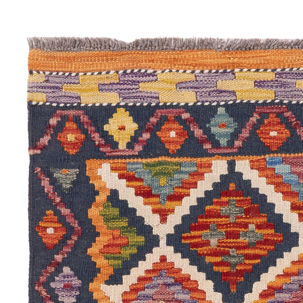 Kilim Maimana Tæppe 126x87cm - Uldtæppe