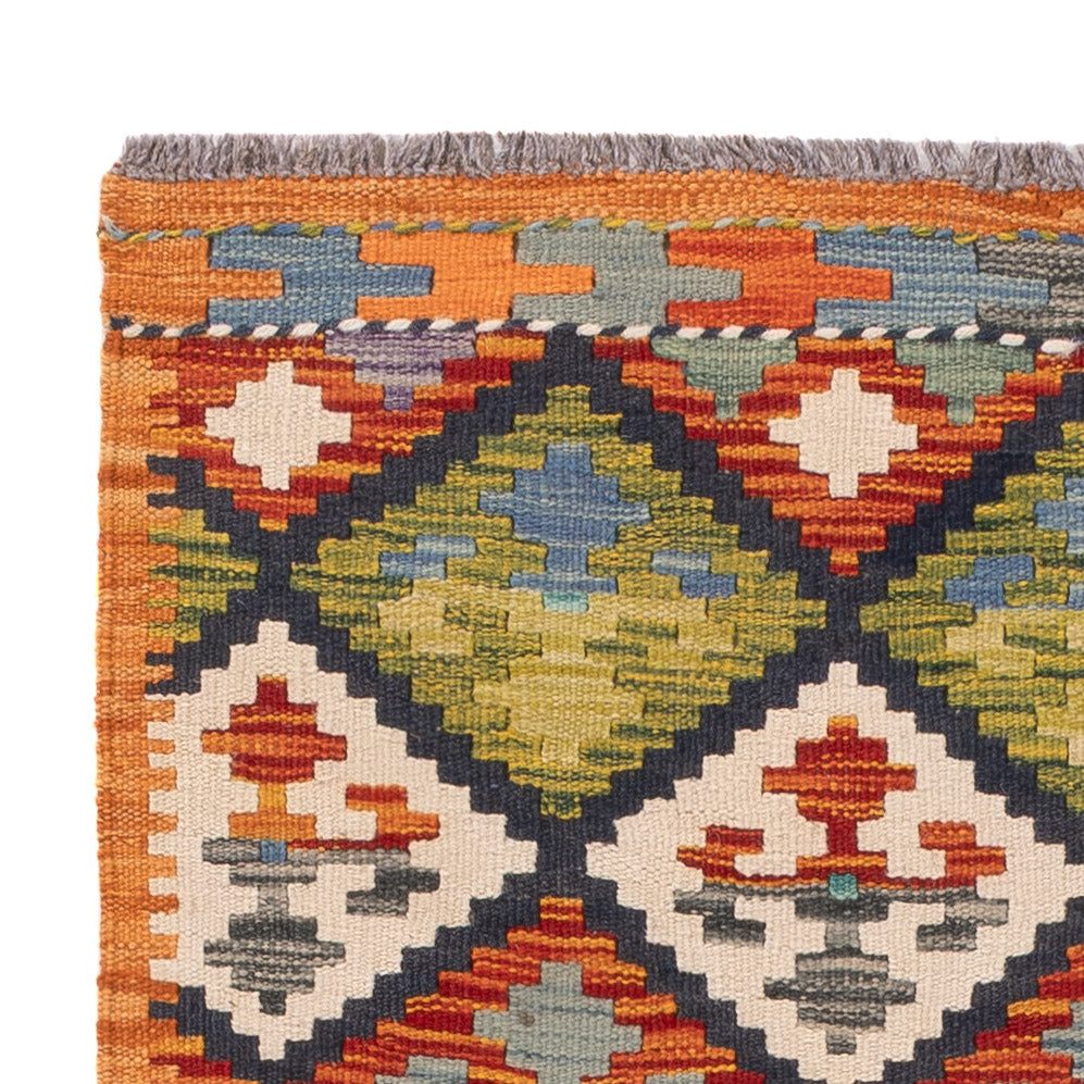 Kilim Maimana Tæppe 123x86cm - Uldtæppe