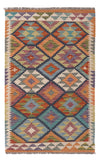 Kilim Maimana Tæppe 83x130cm - Uldtæppe - Rektangulær / Flerfarvet / 83 x 130 cm Rektangulær