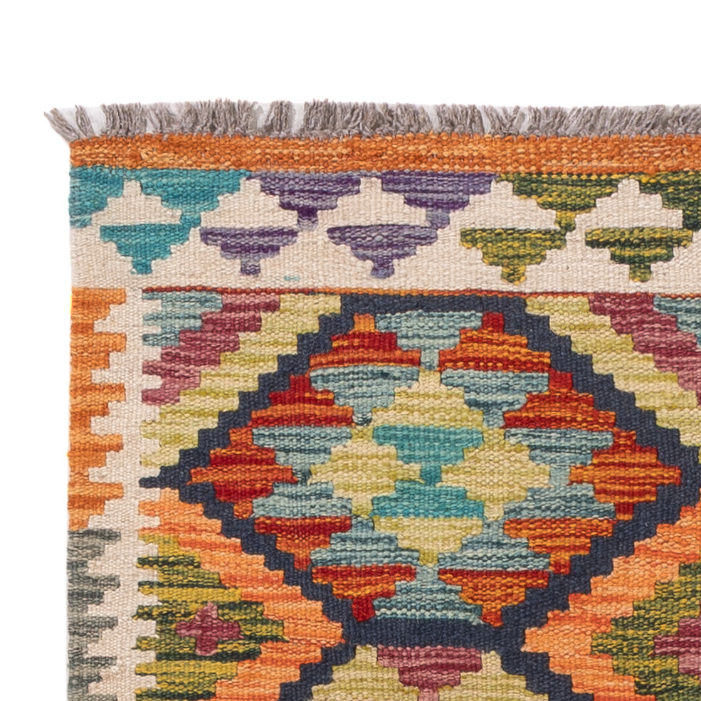 Kilim Maimana Tæppe 130x83cm - Uldtæppe