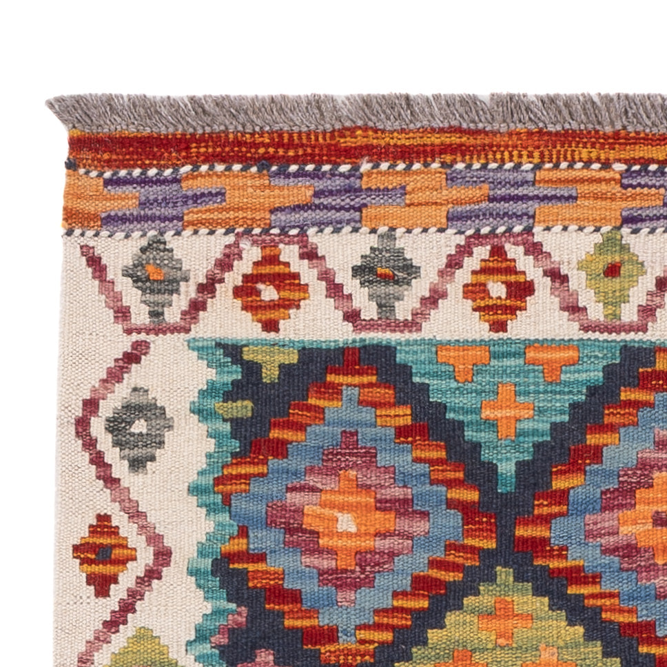 Kilim Maimana Tæppe 124x82cm - Uldtæppe