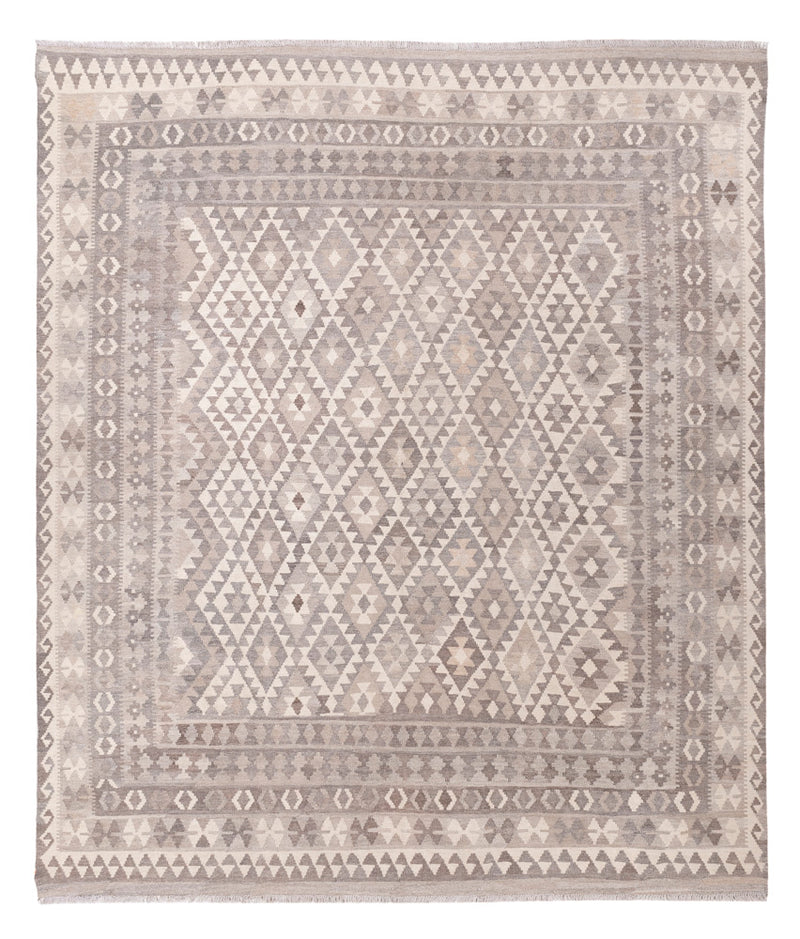 Kelim Teppich - Splash - 290 x 244 cm - natur