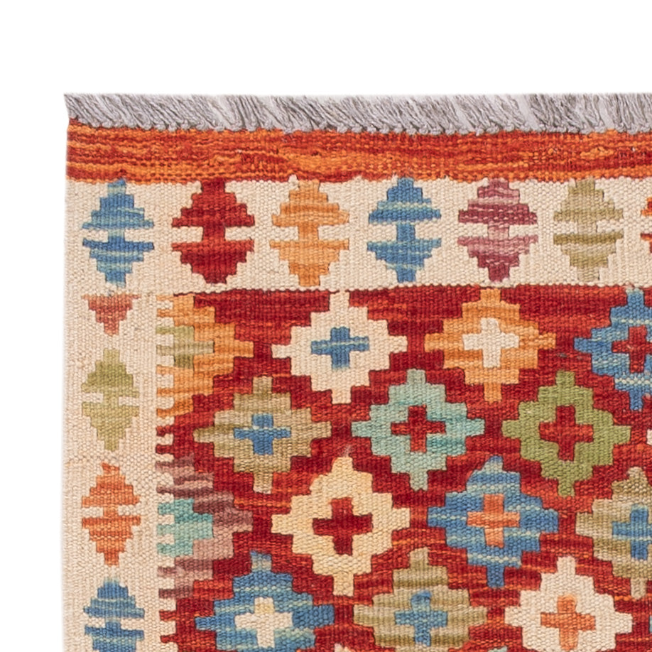 Kilim Maimana Tæppe 128x81cm - Uldtæppe
