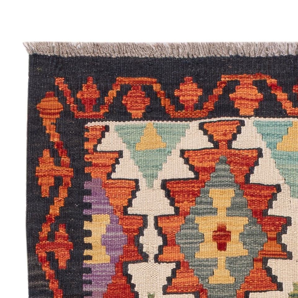 Kilim Maimana Tæppe 126x84cm - Uldtæppe