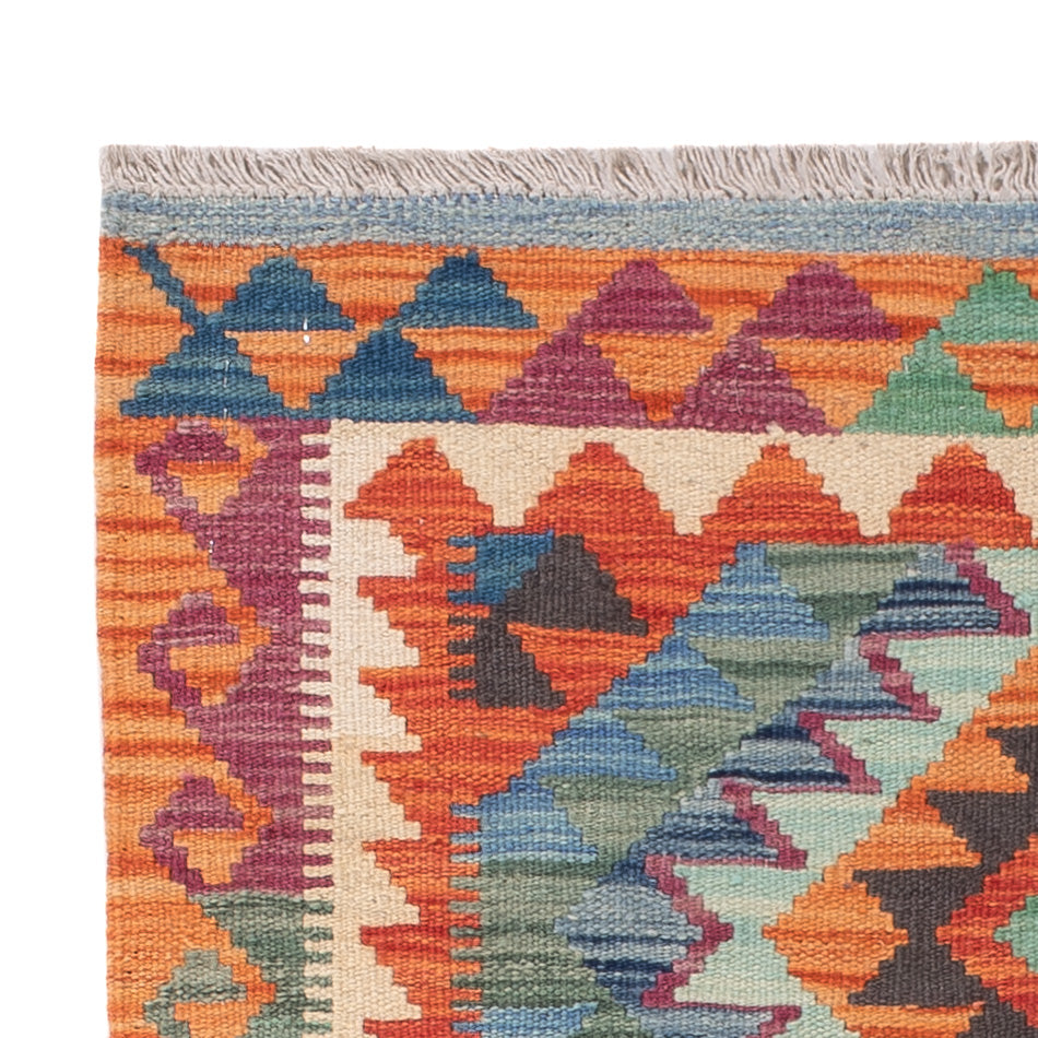 Kilim Maimana Tæppe 125x81cm - Uldtæppe