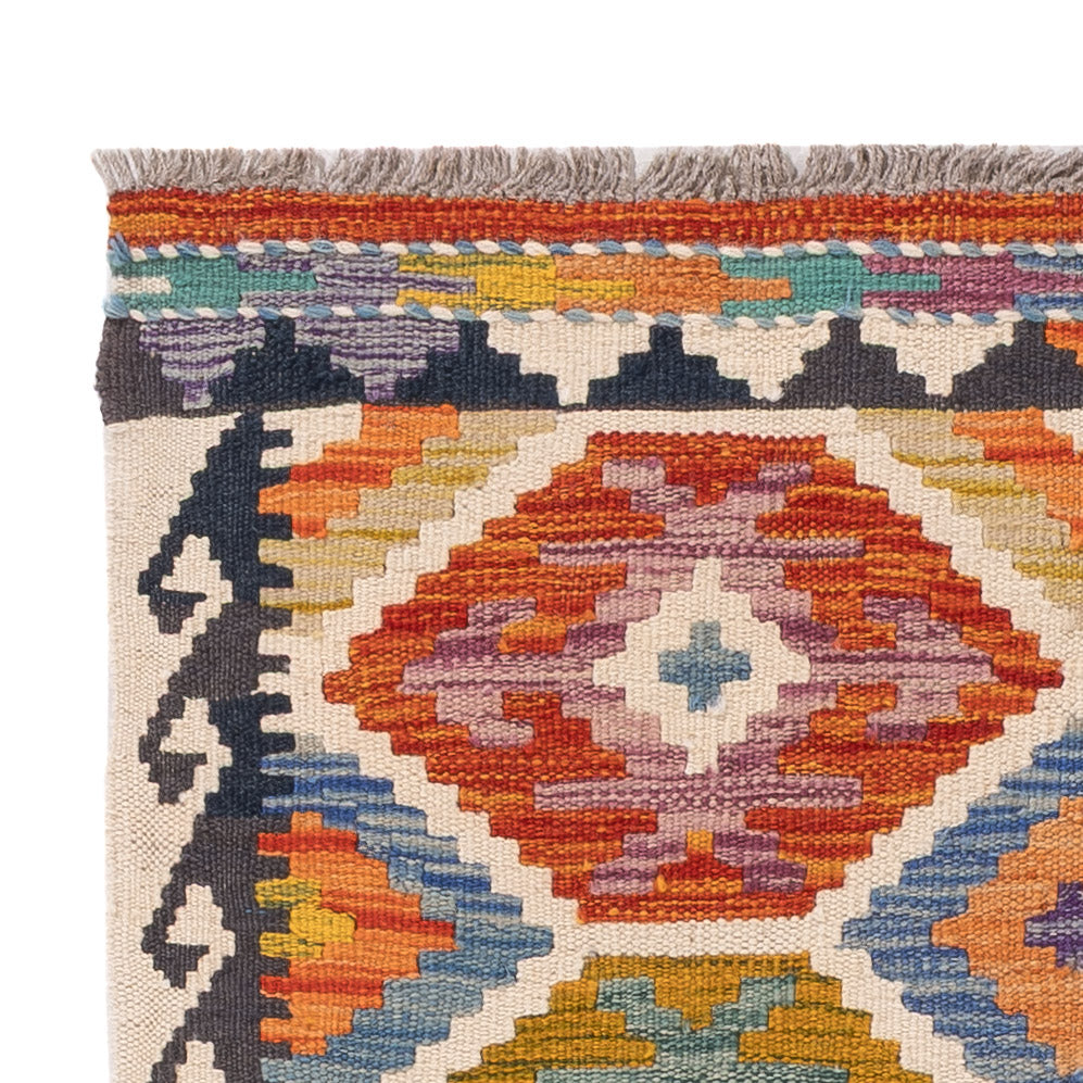 Kilim Maimana Tæppe 125x79cm - Uldtæppe