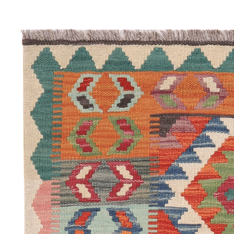 Kilim Maimana Tæppe 118x82cm - Uldtæppe