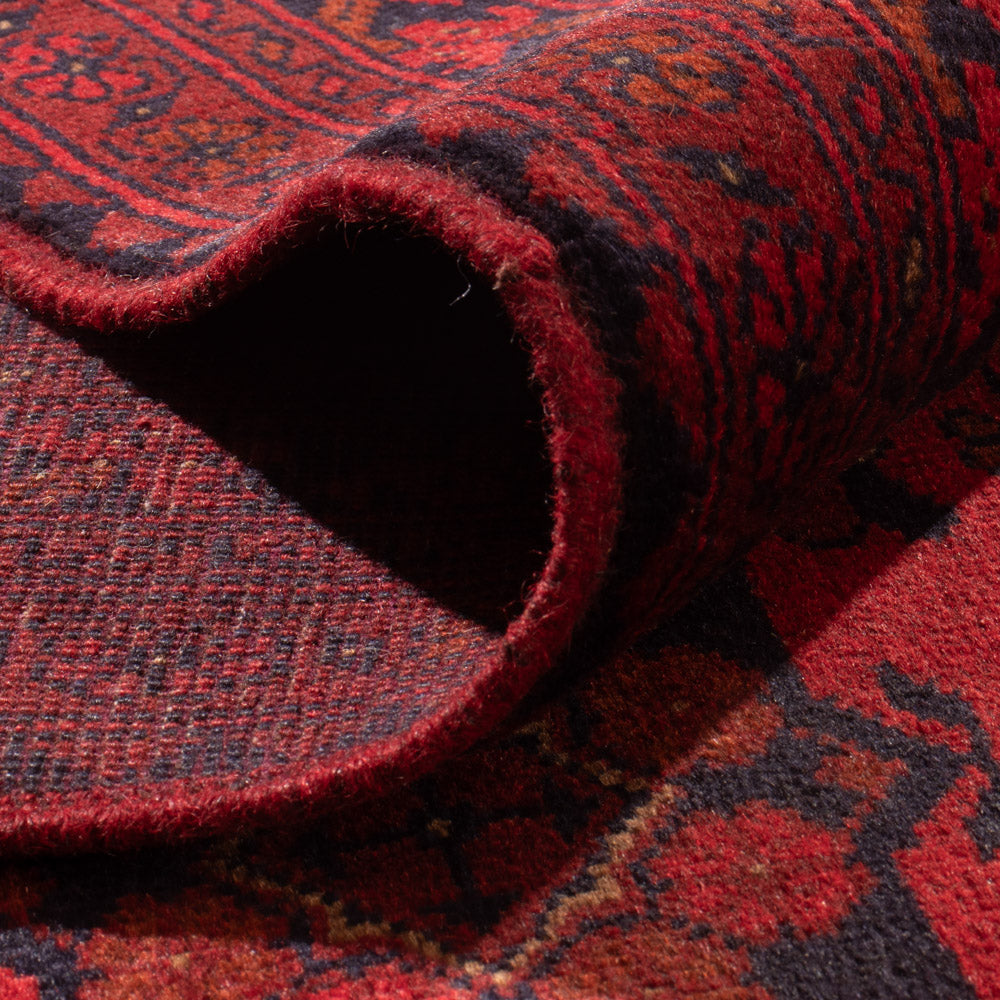 Afghan Teppich - Kunduz - 351 x 254 cm - rot
