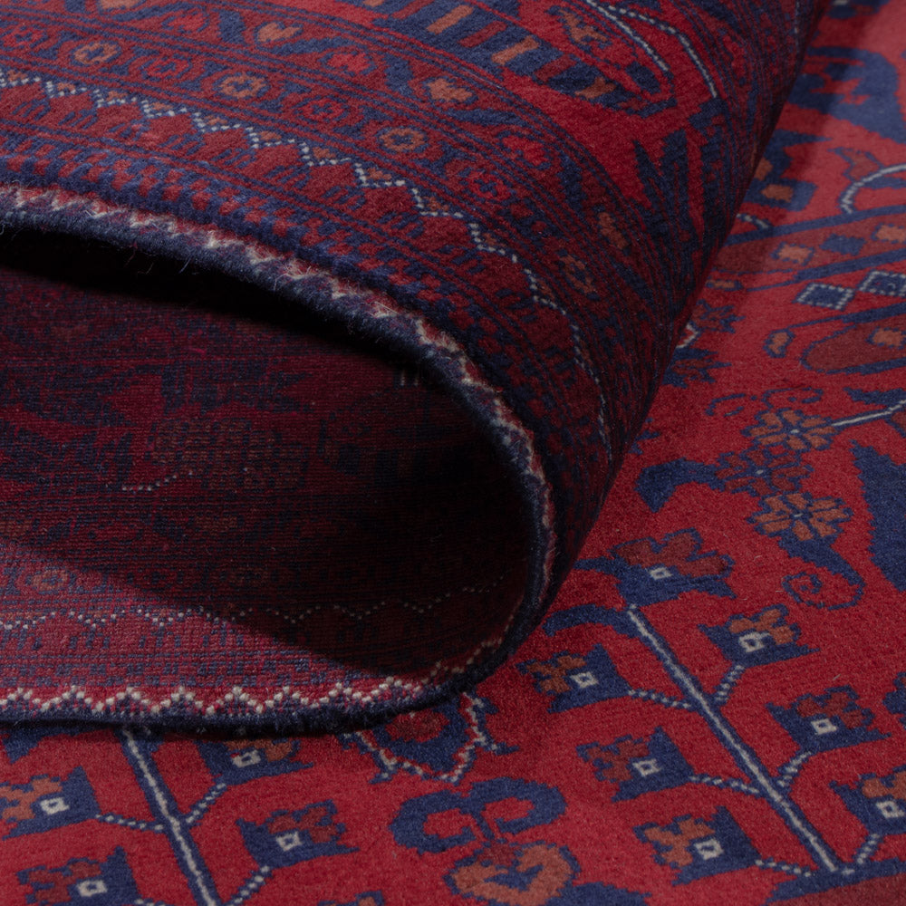 Afghan Teppich - Royal - 231 x 167 cm - rot