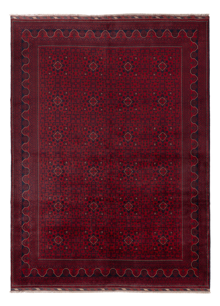 Afghan Teppich - Kunduz - 340 x 250 cm - rot