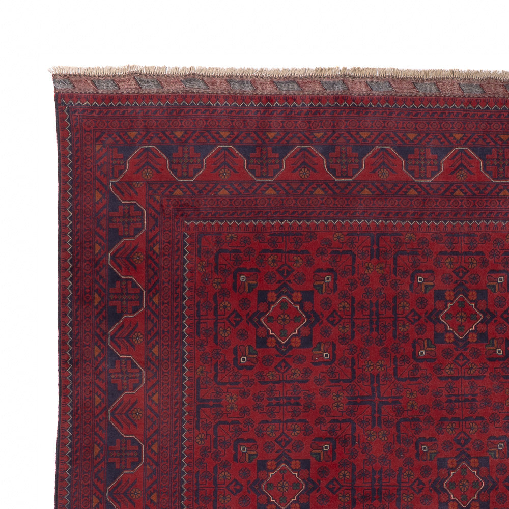 Afghan Teppich - Kunduz - 342 x 248 cm - rot