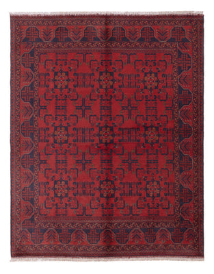 Afghan Teppich - Kunduz - 224 x 177 cm - rot