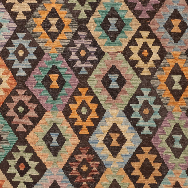 Kelim Teppich - Splash - 347 x 245 cm - bunt