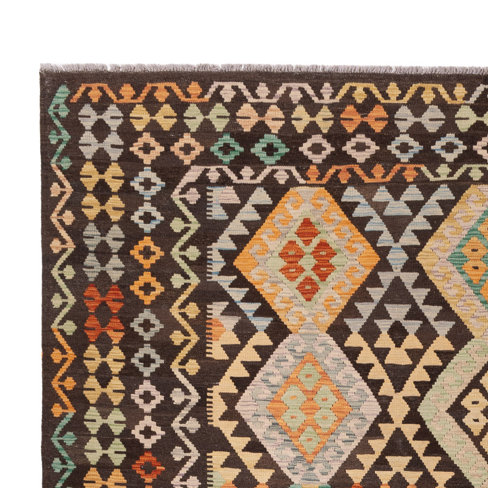 Kelim Teppich - Splash - 353 x 241 cm - bunt