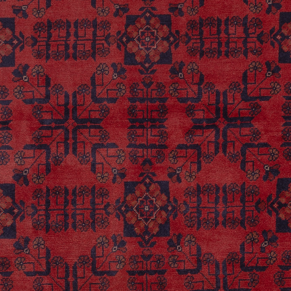 Afghan Teppich - Kunduz - 233 x 178 cm - rot