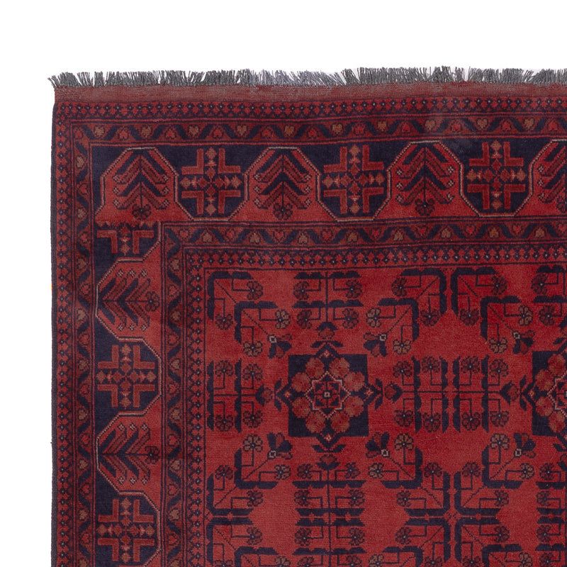 Afghan Teppich - Kunduz - 233 x 178 cm - rot