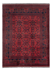 Afghan Teppich - Kunduz - 203 x 154 cm - rot