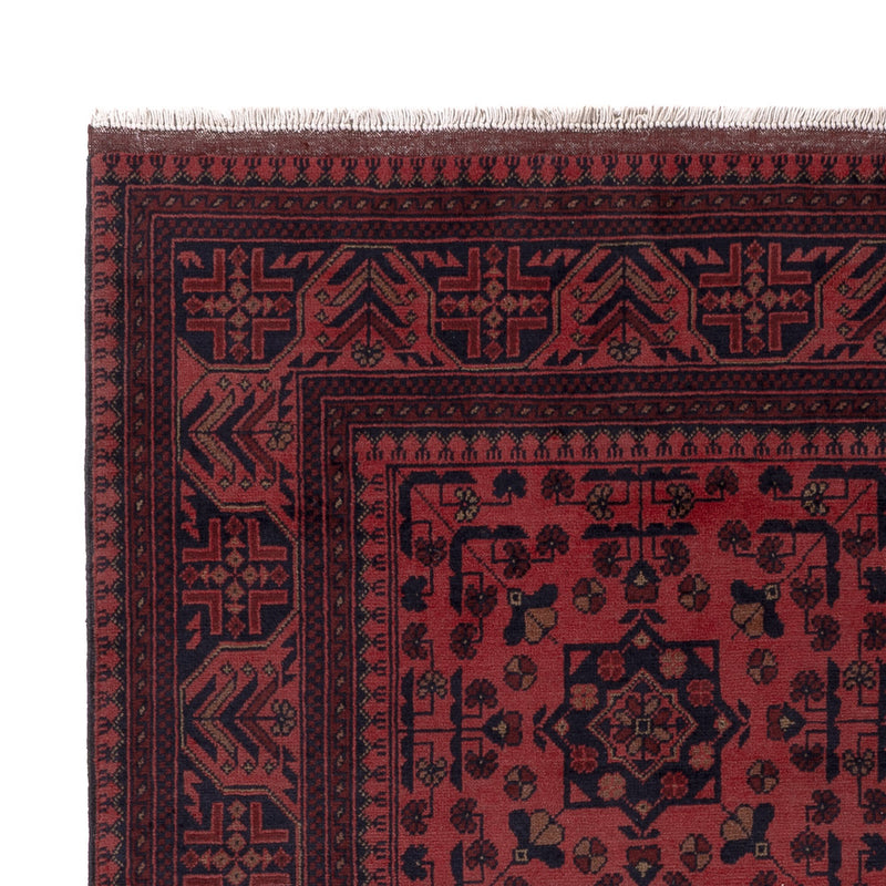 Afghan Teppich - Kunduz - 202 x 155 cm - rot